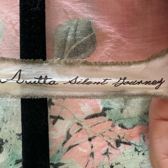 Aratta Silent Journey Long Sleeve Blouse Top Floral Sheer Size XS - Picture 6 of 12